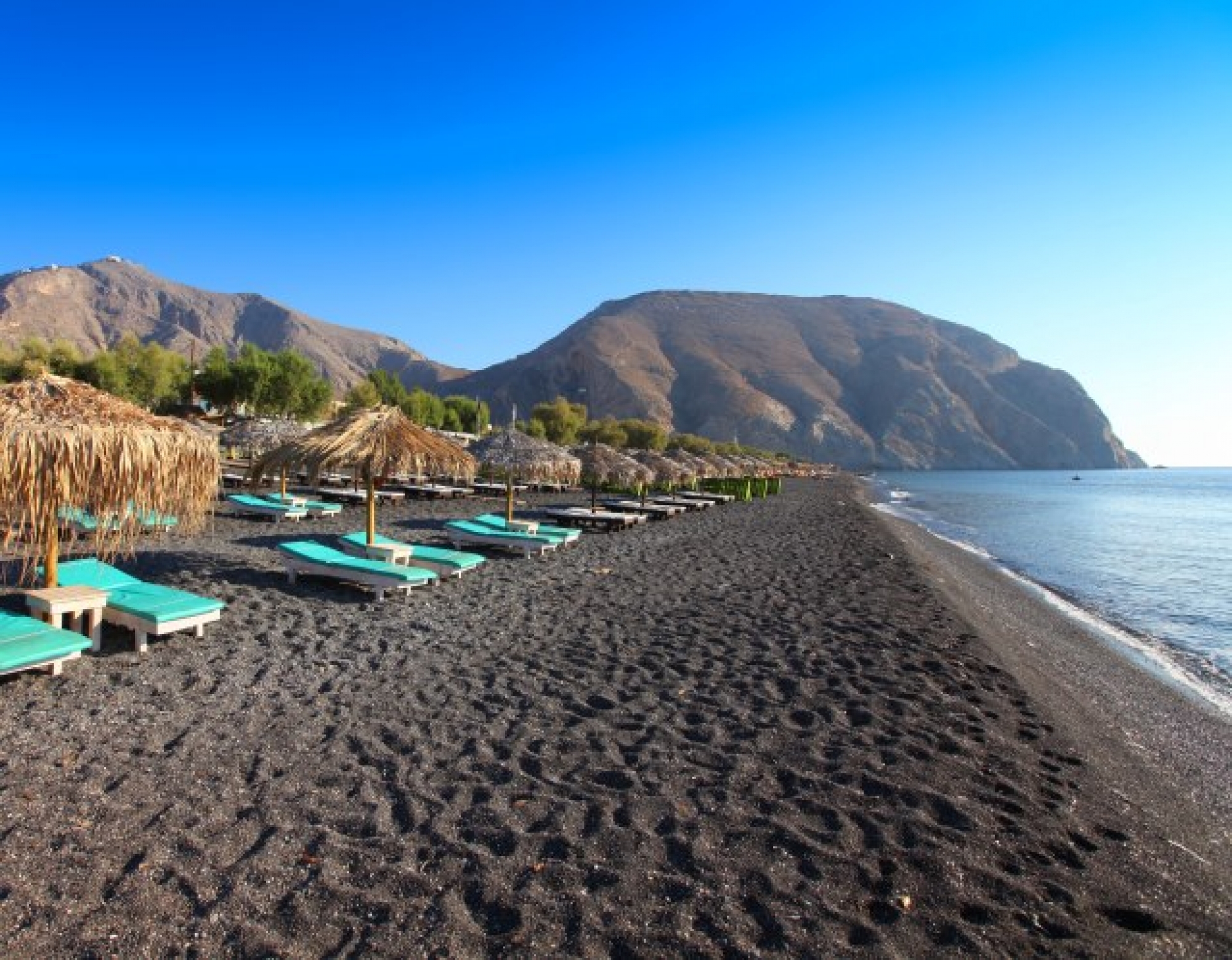 Perisa Beach in Santorini