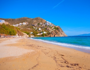 Elia (Olive) beach in Mykonos