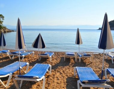 Agia Paraskevi Beach in Spetses