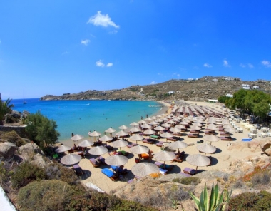 Super Paradise beach in Mykonos