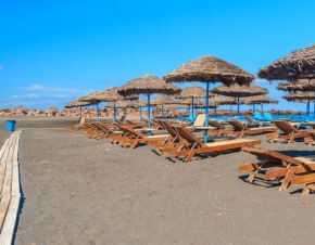 Monolithos Beach in Santorini