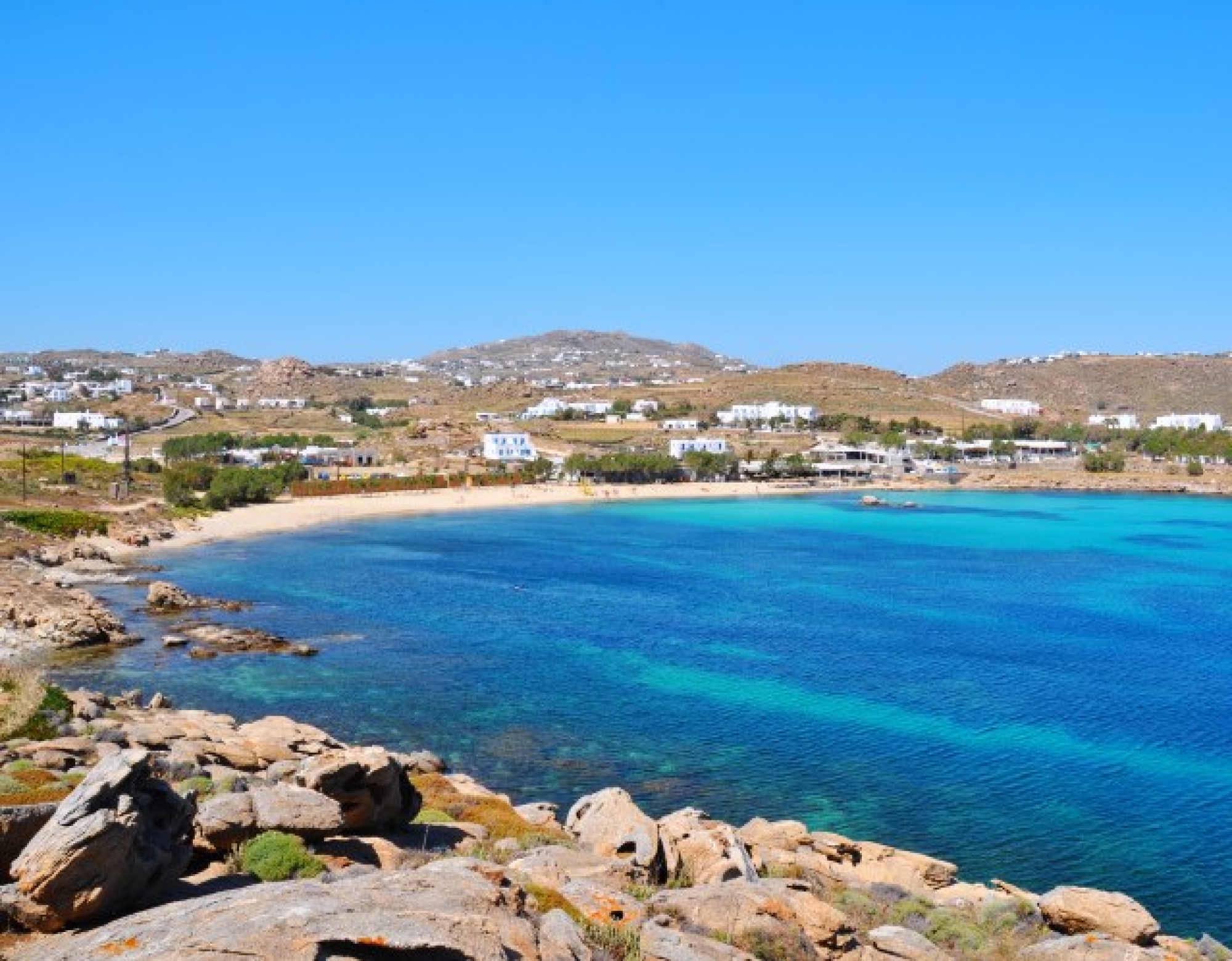 Paraga beach in Mykonos