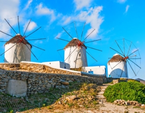 Windmills in Mykonos